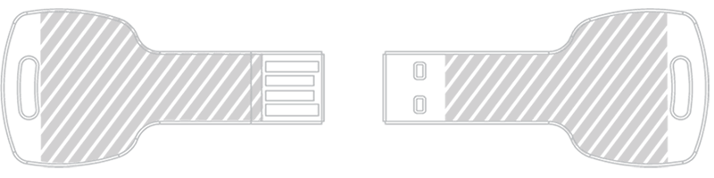 USB-muistitikku Laserkaiverrus USB-muistitikku Laserkaiverrus
