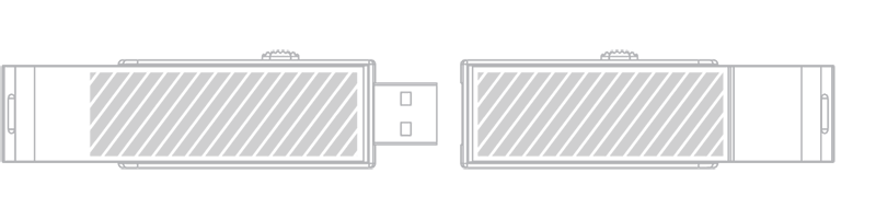 USB-muistitikku Laserkaiverrus USB-muistitikku Laserkaiverrus